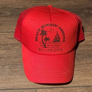 Red Billabong Hat